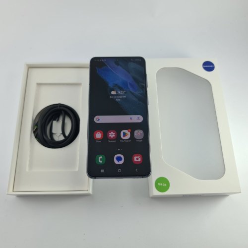 Смартфон Samsung Galaxy S21 (G991B) 128Gb Phantom Gray (SM-G991BZADSEK) USED **