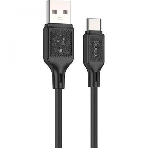 Кабель HOCO X90 Cool silicone charging data cable for Type-C Black