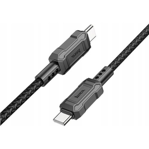 Кабель HOCO X94 Leader 60W charging data cable Type-C to Type-C Black