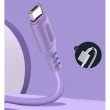 Кабель Colorway USB - MicroUSB (soft silicone) 2.4а 1м Purple