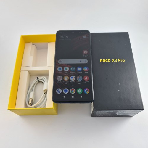 Смартфон Xiaomi Poco X3 Pro 6/128Gb Phantom Black USED **