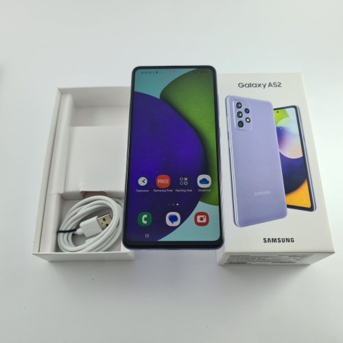 Смартфон Samsung Galaxy A52 (A525F) 128Gb Light Violet (SM-A525FLVDSEK) USED **
