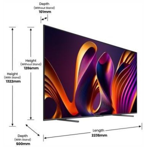 Телевізор Hisense 100E7NQ PRO