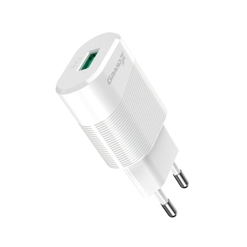 МЗП Grand-X CH-17WT (USB 5V, 2.1A + кабель Type-C), White (CH-17WT)