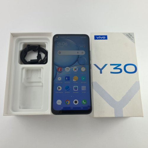 Смартфон Vivo Y30 4/64Gb Emerald Black USED **