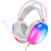 Гарнітура дротова, Hoco W109 Rich gaming headphones White