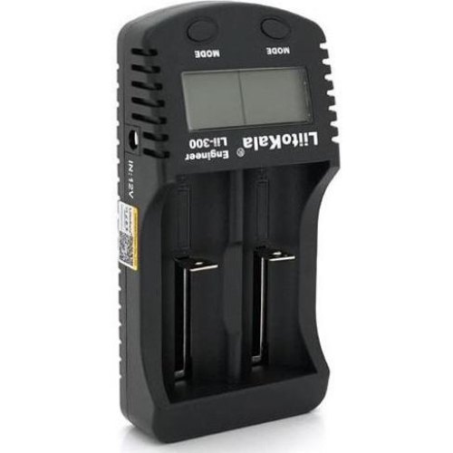 Зарядний пристрій LiitoKala Lii-300, 2x(Lion/NiMH/NiCd), Power Bank, discharge function, display
