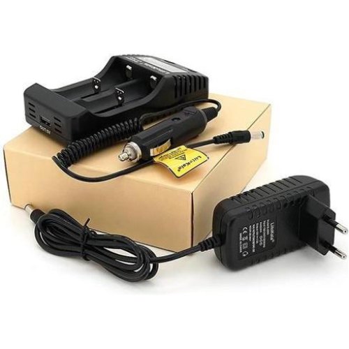 Зарядний пристрій LiitoKala Lii-300, 2x(Lion/NiMH/NiCd), Power Bank, discharge function, display