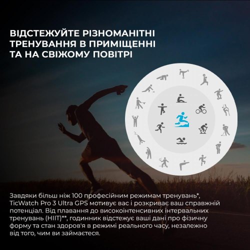 Смарт-годинник Mobvoi TicWatch Pro 3 Ultra GPS (WH12018) Shadow Black