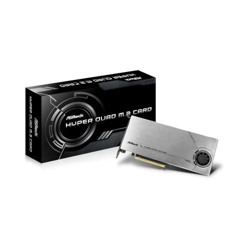 Адаптер ASRock HYPER QUAD M.2 CARD 4xHyper M.2 -> PCIe Gen4 x16