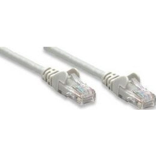 Патчкорд UTP Cat.5e ( 10м сірий), Intellinet, Біметал, ССА