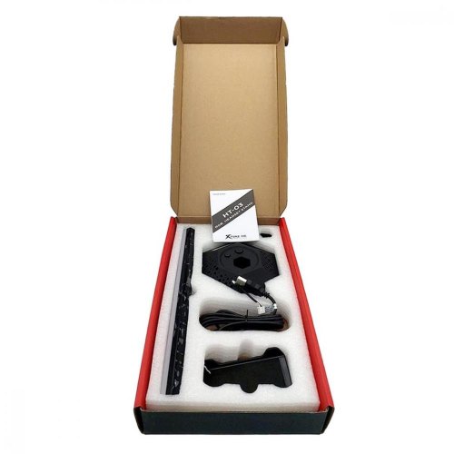 Підставка для гарнітури XTRIKE ME RGB 2xUSB2.0 HUB, USB кабель 1,9м, вlack