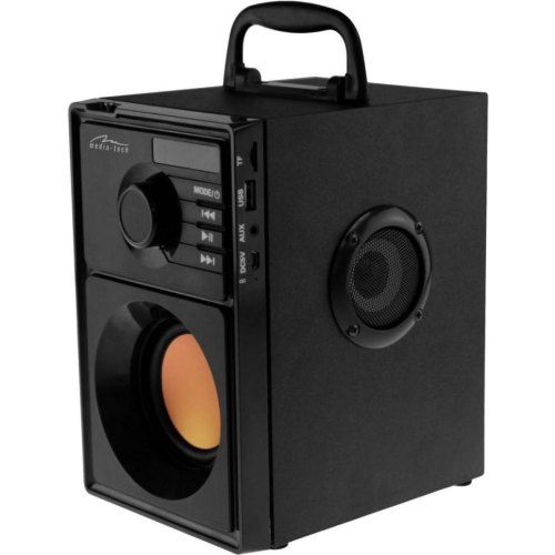 Акустична система 1.0 Media-Tech 15W, Bluetooth/FM/AUX/SD/USB чорна