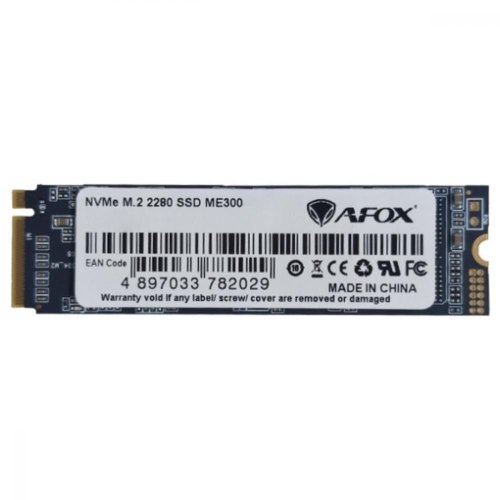 Накопичувач SSD M.2 2280 512Gb AFox ME300 3D QLC NAND, Retail