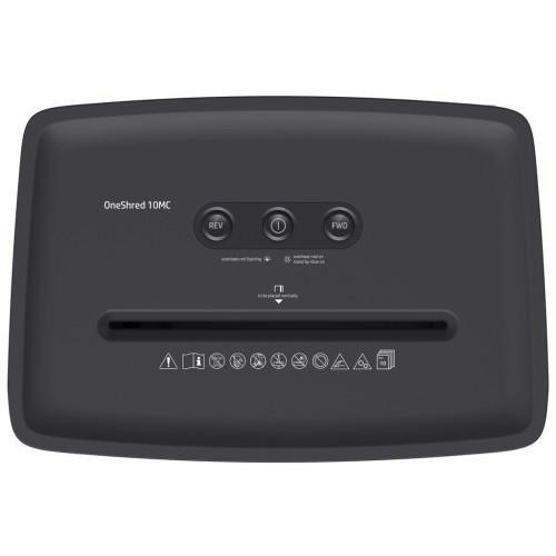 Знищувач документів HP OneShred 10MC, A4, 80g х 10 листів, 2*15, 20 л