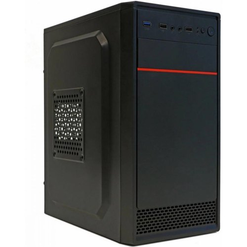 Корпус з БЖ, Casecom GN-1714 450W-120mm USB 3.0 mATX, Black