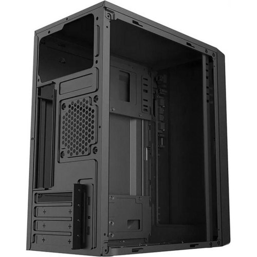Корпус з БЖ, Casecom GN-1714 450W-120mm USB 3.0 mATX, Black