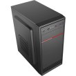 Корпус з БЖ, Casecom GN-1714 450W-120mm USB 3.0 mATX, Black