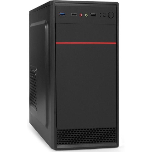 Корпус з БЖ, Casecom GN-1714 450W-120mm USB 3.0 mATX, Black