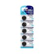 Батарейка CR2025, 3.0V Lithium Power, PKCELL, 5pcs/card