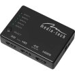 Комутатор HDMI 5xports HDMI switch, remote controlled, 4K resolution support Media-Tech