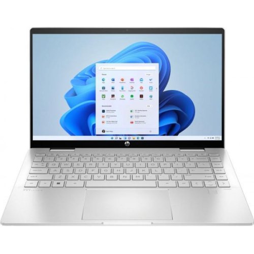 Ноутбук HP Pavilion x360 14-ek2013ua 14 FHD IPS Core5-120U/16Gb/SSD1Tb/Intl Gr/DOS/Сріблястий (A0NB6EA)