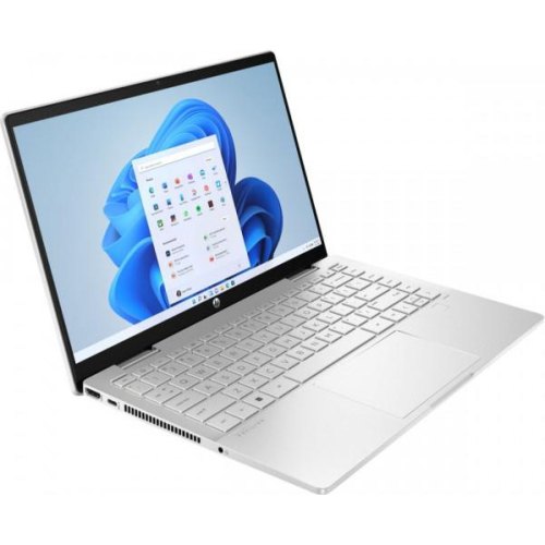Ноутбук HP Pavilion x360 14-ek2013ua 14 FHD IPS Core5-120U/16Gb/SSD1Tb/Intl Gr/DOS/Сріблястий (A0NB6EA)