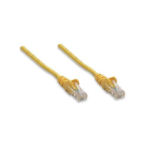 Патчкорд UTP Cat.5e ( 7.5м жовтий), Intellinet, Біметал, ССА