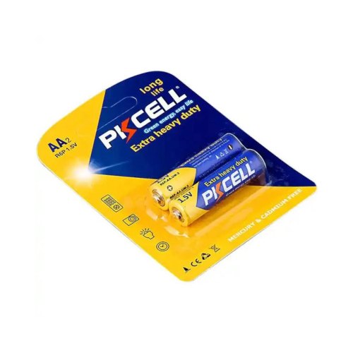 Батарейка AA/HR6, 1.5V, Extra heavy duty, PKCELL, 2pc/card