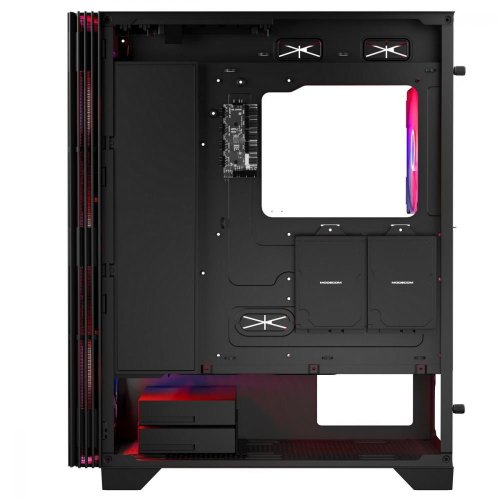 Корпус без БЖ, Modecom MISTRAL ARGB FLOW MIDI BLACK ATX