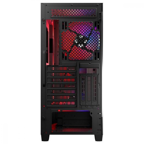 Корпус без БЖ, Modecom MISTRAL ARGB FLOW MIDI BLACK ATX