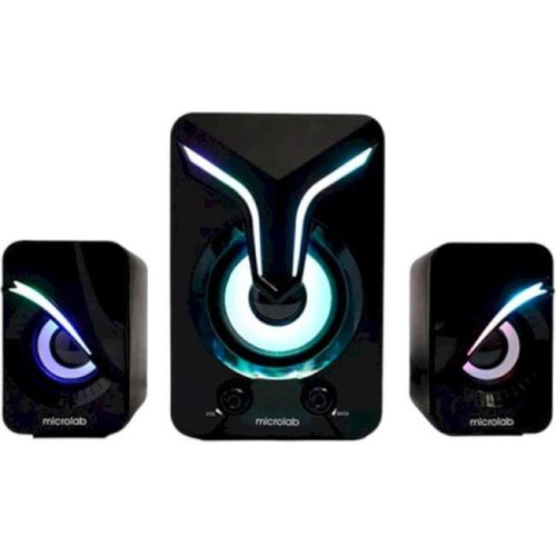 Акустична система 2.1 MICROLAB U-270 11W, USB, LED, чорний