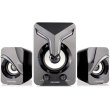 Акустична система 2.1 MICROLAB U-270 11W, USB, LED, чорний