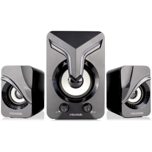 Акустична система 2.1 MICROLAB U-270 11W, USB, LED, чорний