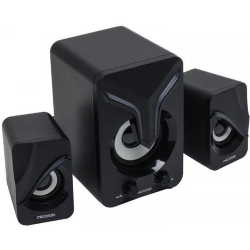 Акустична система 2.1 MICROLAB U-270 11W, USB, LED, чорний