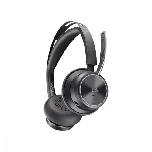 Гарнітура дротова, Poly Focus 2 - M USB-A HS with Charge Stand Stereo