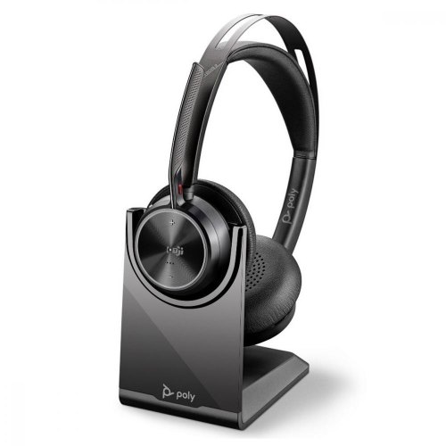 Гарнітура дротова, Poly Focus 2 - M USB-A HS with Charge Stand Stereo