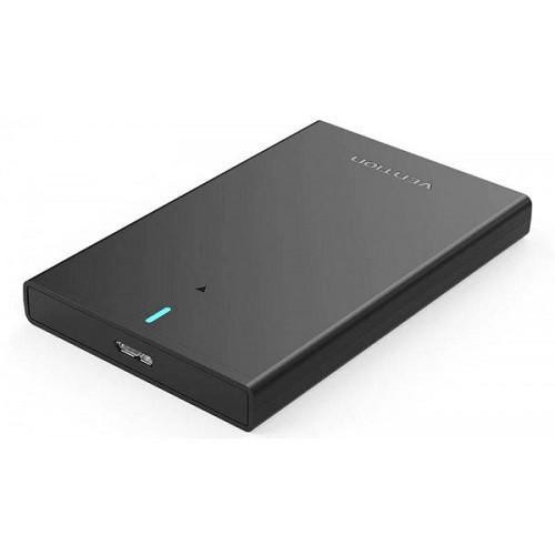 Зовнішня кишеня для 2.5 HDD/SSD USB 3.0 Micro-B Black Vention
