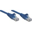 Патчкорд UTP Cat.5e ( 1м синій ), Intellinet, Біметал, ССА