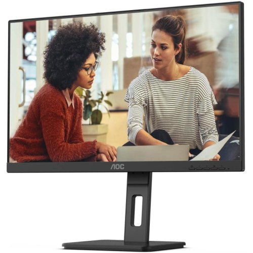 Монітор 27 AOC Q27E3UMF, VA, 75Гц, HDMI, DP, USB-hub, HAS, Pivot, колонки, чорний