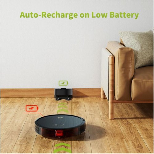 Робот-пилосос Kyvol Cybovac D2 Random, 500ml, 2600mAh, 1200pa, Google Assistant, Amazon Alexa, Black (Kyvol D2)