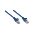 Патчкорд UTP Cat.5e ( 2м синій ), Intellinet, Біметал, ССА