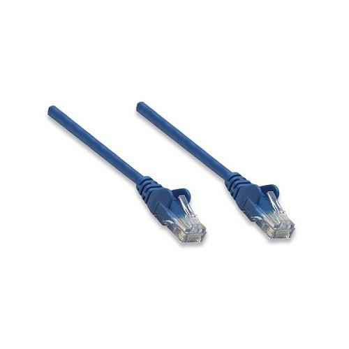 Патчкорд UTP Cat.5e ( 2м синій ), Intellinet, Біметал, ССА