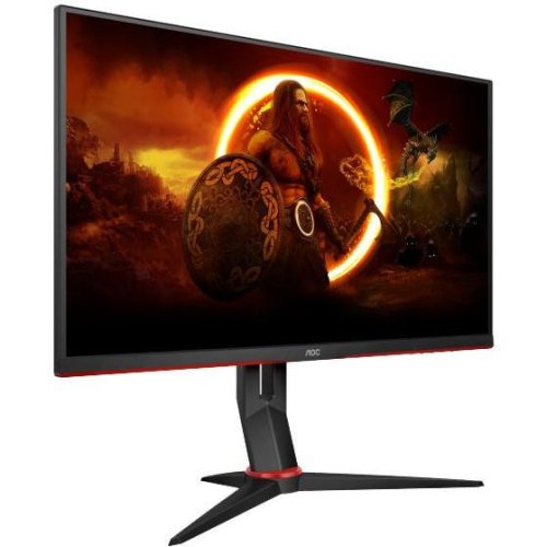 Монітор 27 AOC 27G2ZN3/BK, VA, 280Гц, 0,5ms, HDMIx2, DP, HAS, Pivot, чорний з червоним