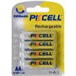 Акумулятор AA 2800mAh, 1.2V Ni-MH, rechargeable battery, PKCELL, 4pcs/card