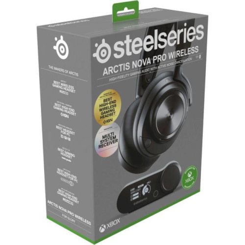 Гарнітура бездротова, SteelSeries Arctis Nova Pro Wireless X Black