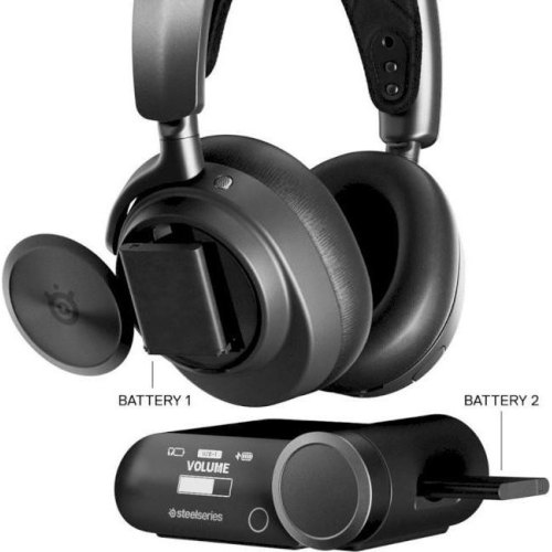 Гарнітура бездротова, SteelSeries Arctis Nova Pro Wireless X Black