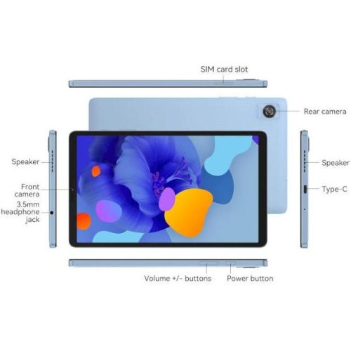 Планшет Blackview Tab 60 8.68 6GB/128GB LTE Blue