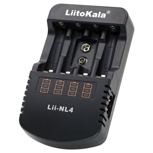 Зарядний пристрій LiitoKala Lii-NL4, 4x(NiMH/NiCd) + 1*9V(крона)
