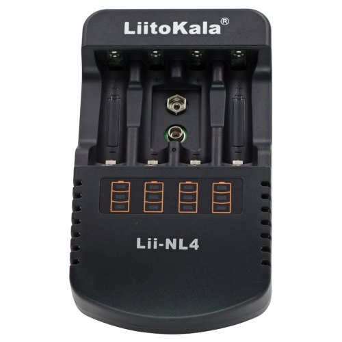 Зарядний пристрій LiitoKala Lii-NL4, 4x(NiMH/NiCd) + 1*9V(крона)